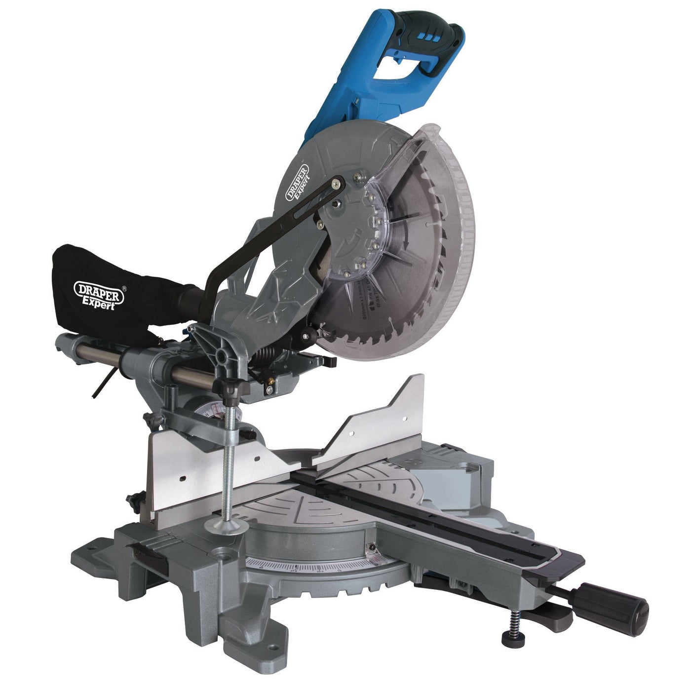 Draper 79899 255mm Double Bevel Sliding Compound Mitre Saw (2000W)