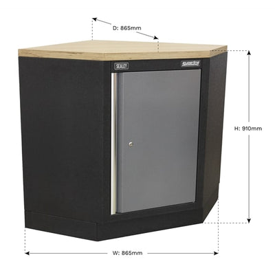 Sealey APMS60 Modular Corner Floor Cabinet 865mm