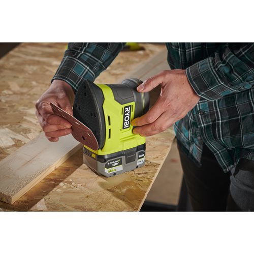 Ryobi RPS18-0 18V ONE+ Cordless Palm Sander (Bare Tool)