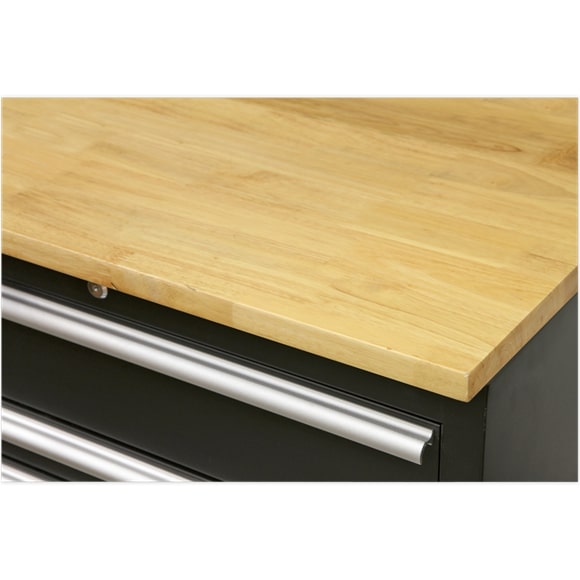 Sealey APMSCOMBO7W Modular Storage System Combo - Oak Worktop