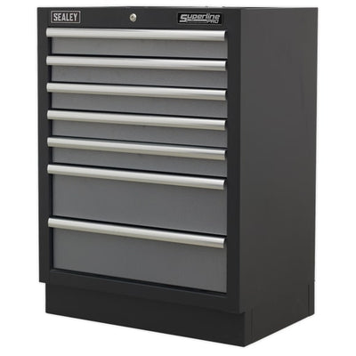 Sealey APMSSTACK12SS Superline Pro 2.04m Storage System - Stainless Steel Worktop