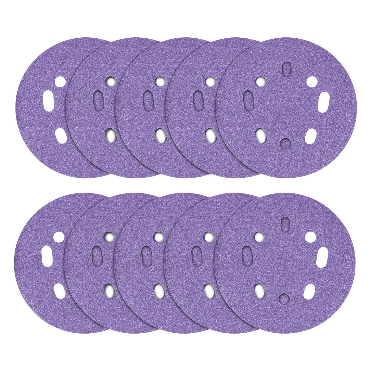 Trend AB/125/240A Aluminium Oxide Random Orbital Sanding Disc 240 Grit 125mm (10 Pack)