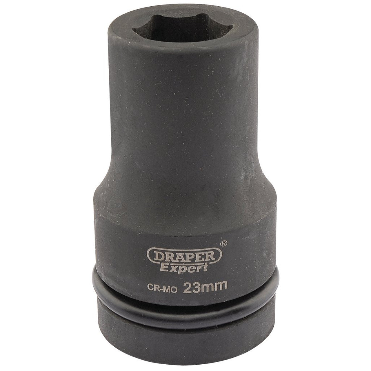 Draper 05138 Expert HI-TORQ 6 Point Deep Impact Socket, 1" Sq. Dr., 23mm