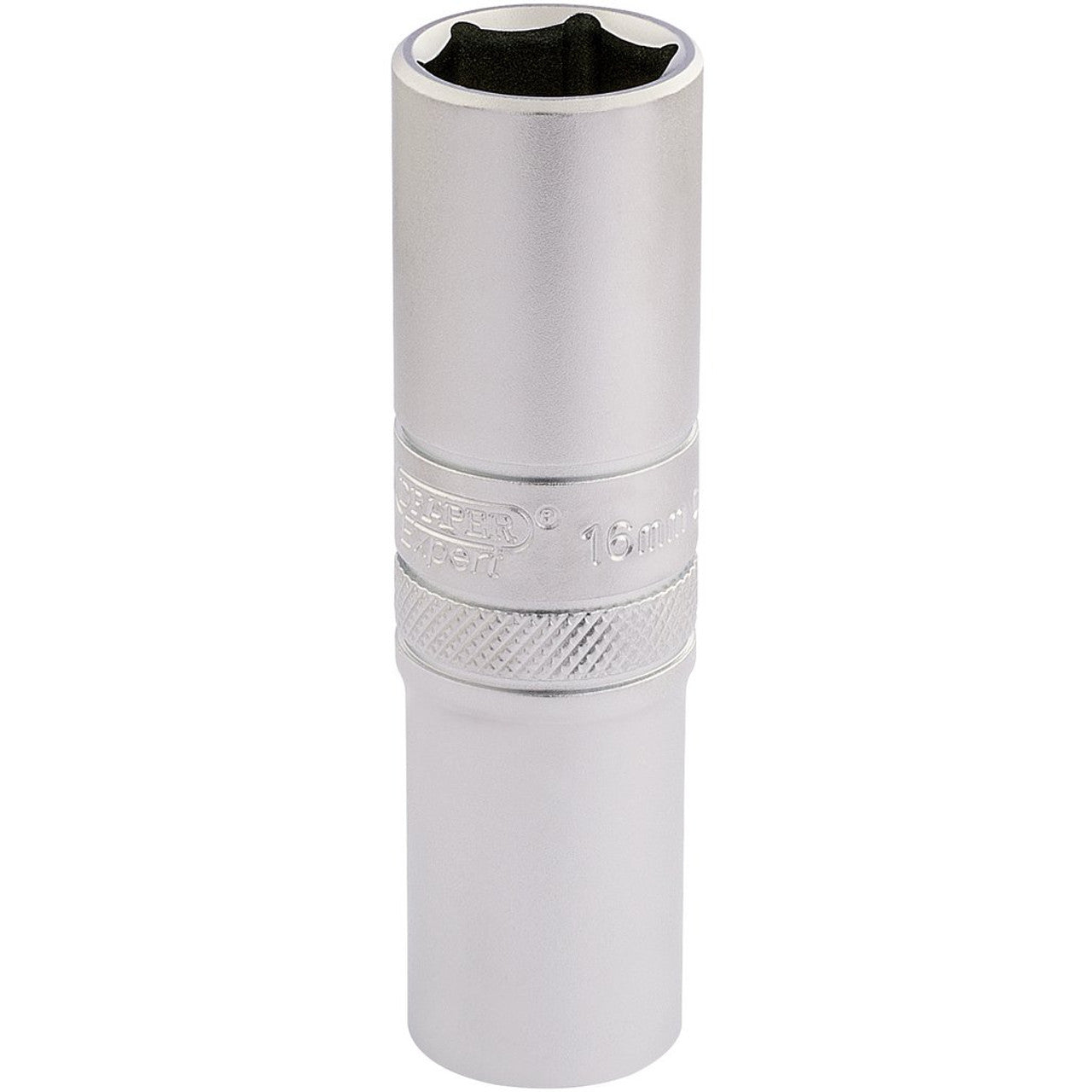 Draper 16648 6 Point Metric Deep Socket, 1/2" Sq. Dr., 16mm