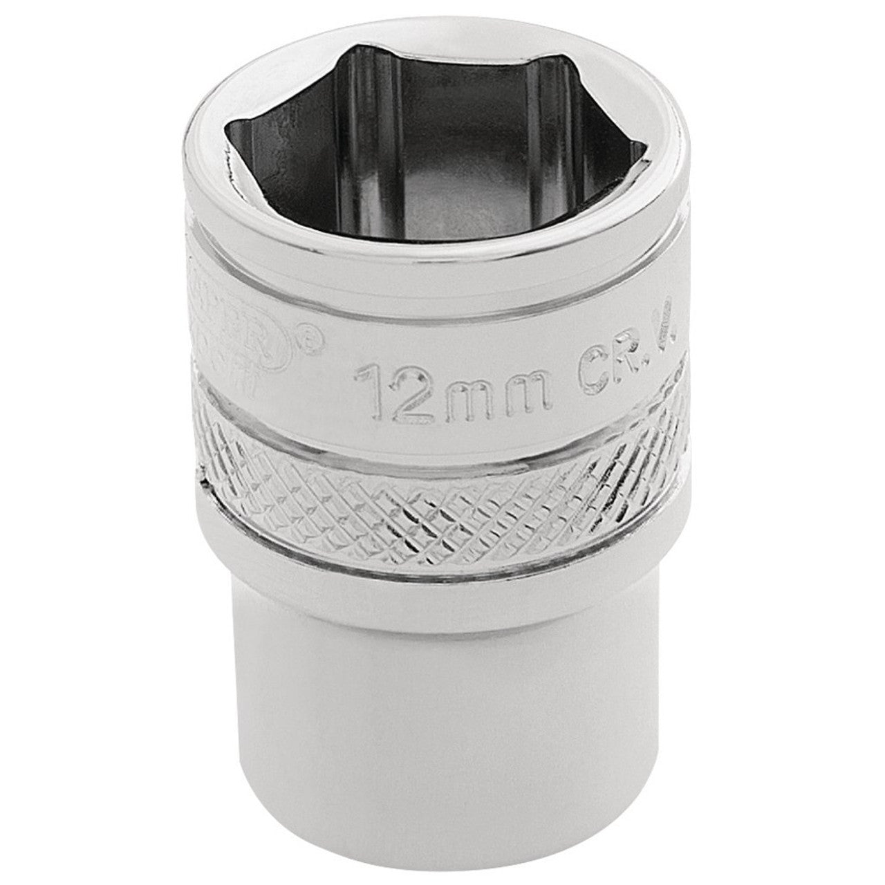 Draper 32569 HI-TORQ 6 Point Socket, 1/4" Sq. Dr., 12mm