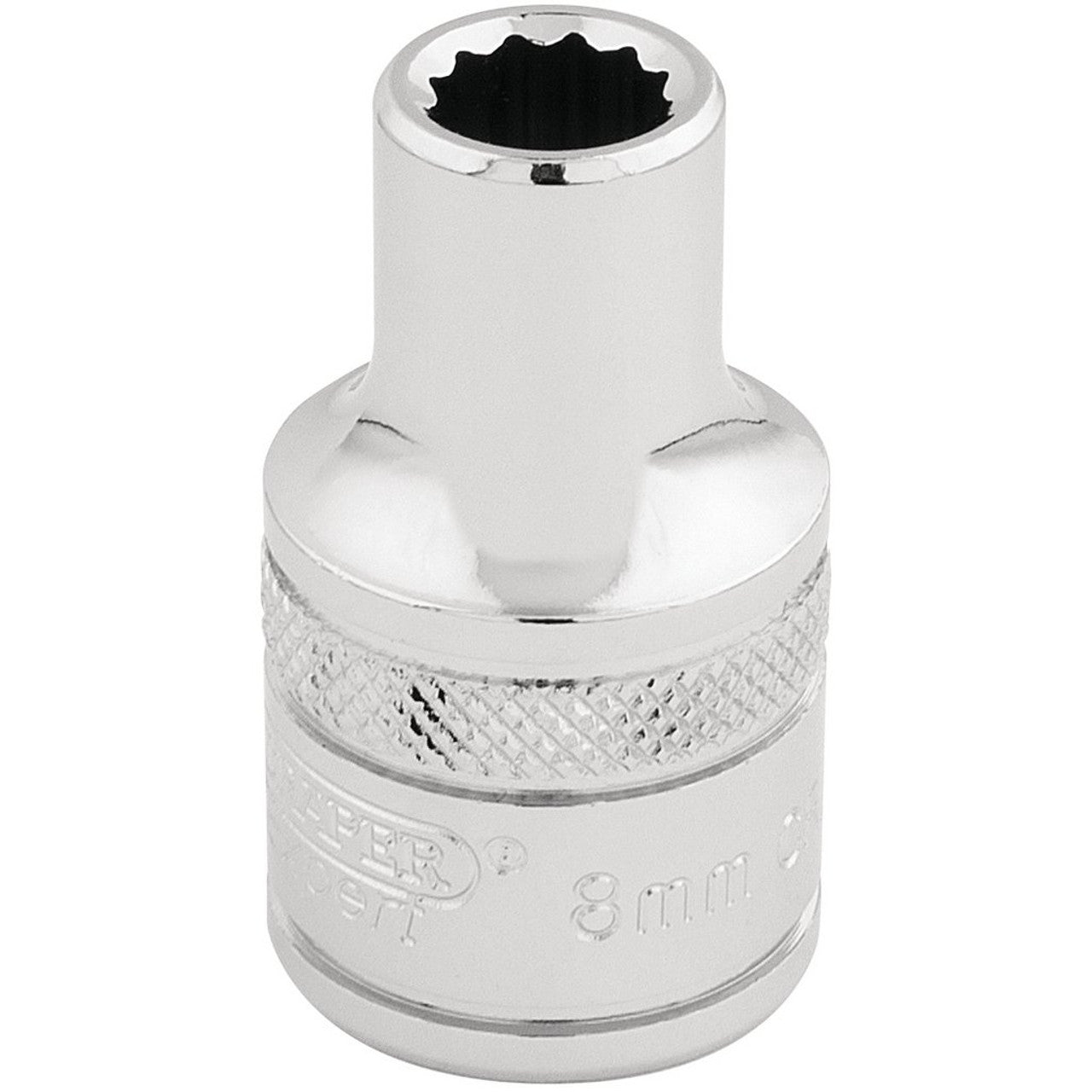 Draper 33038 8mm 12 Point Socket 1/2"Dr