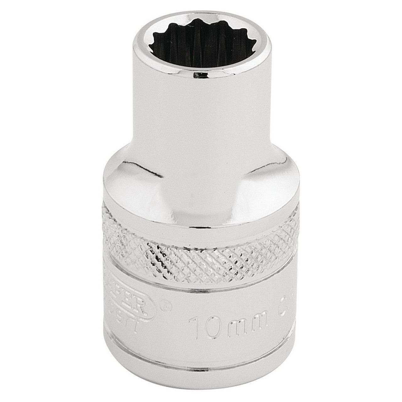 Draper 33093 HI-TORQ 12 Point Socket, 1/2" Sq. Dr., 10mm