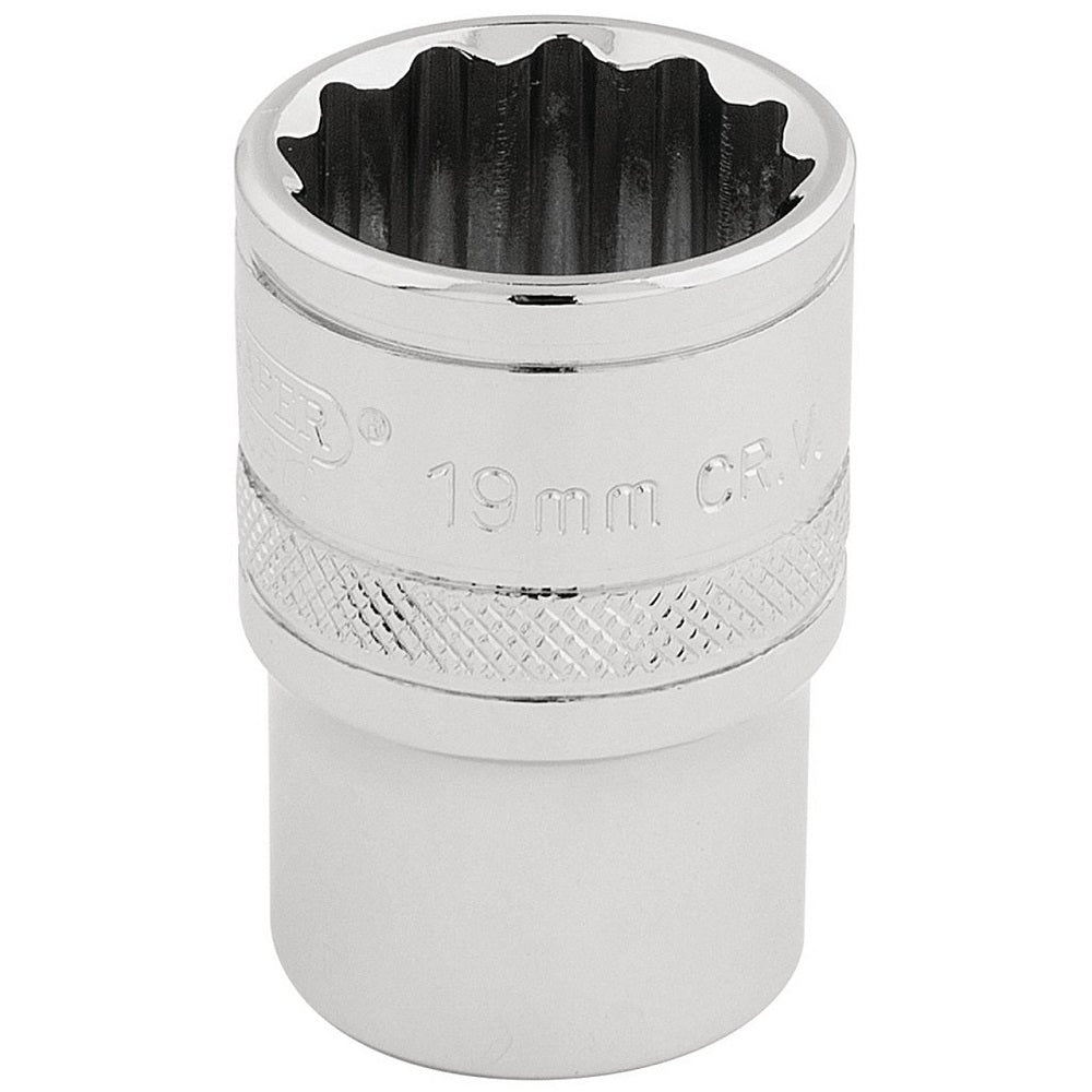 Draper 33231 19mm 12 Point Socket 1/2" Dr