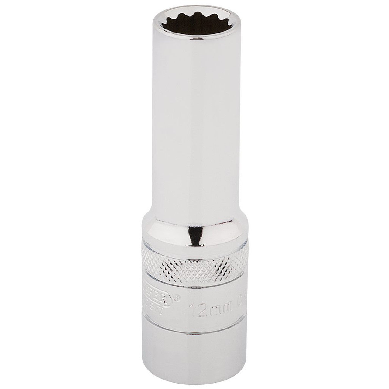 Draper 33731 HI-TORQ 12 Point Deep Socket, 1/2" Sq. Dr., 12mm