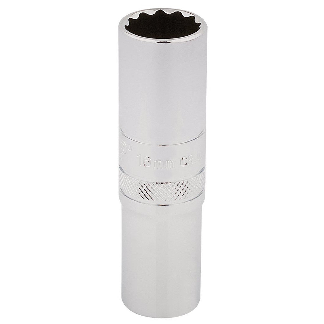 Draper 33734 HI-TORQ 12 Point Deep Socket, 1/2" Sq. Dr., 16mm