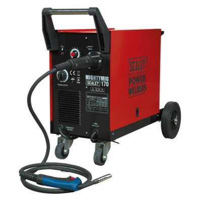 Sealey MIGHTYMIG170 Professional Gas/No-Gas MIG Welder 170Amp with Euro Torch