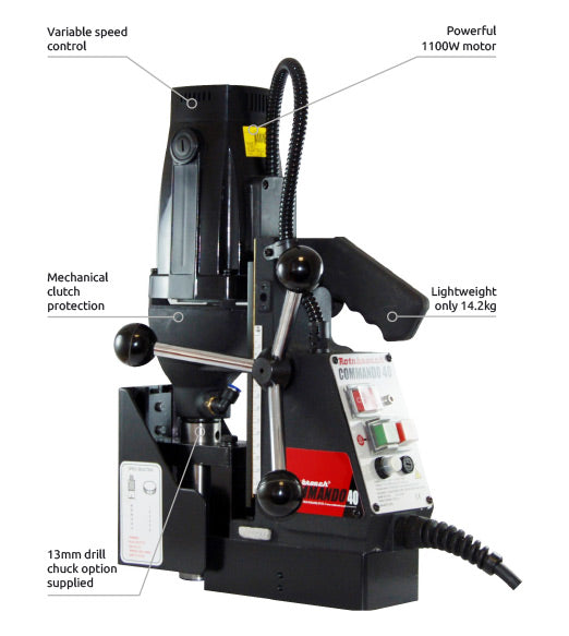 Rotabroach Commando 40 Magnetic Drill, 110v